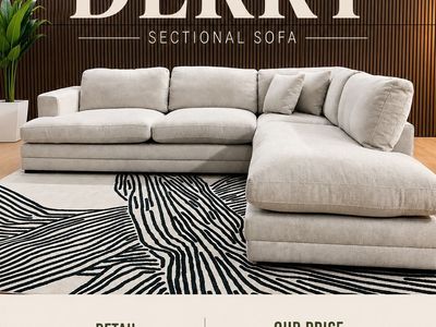 DERRY FABRIC SECTIONAL