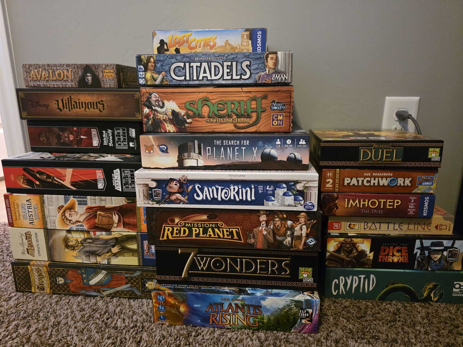 Modern Strategy Board Games – Good Condition – Individual Prices OBO