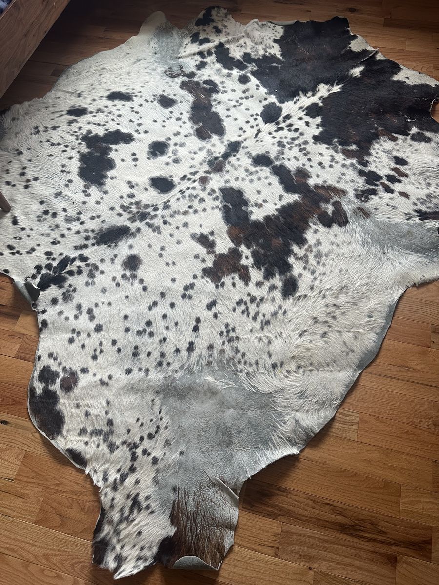 Black And White Cowhide