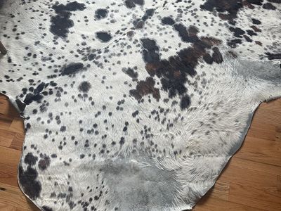 Black And White Cowhide