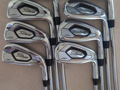 Titleist AP3 irons, 4-P, G