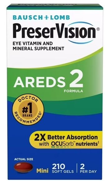 Eye vitamin and mineral supplement: Preservision AREDS 2