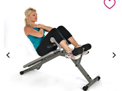 Stamina Ab/Hyper Bench Pro - Adjustable Core & Back Exercise Bench