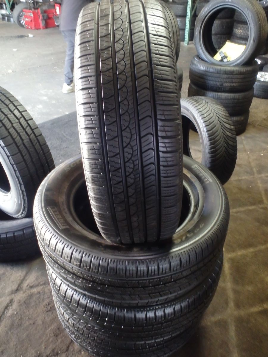 225/65R17 PIRELLI SCORPION AS PLUS 3 SET OF USED TIRES