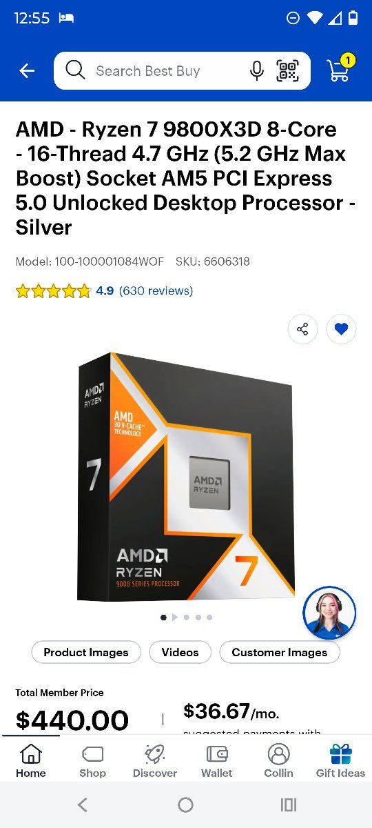 amd ryzen 79800x3d