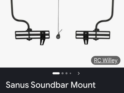Sanus universal soundbar mount