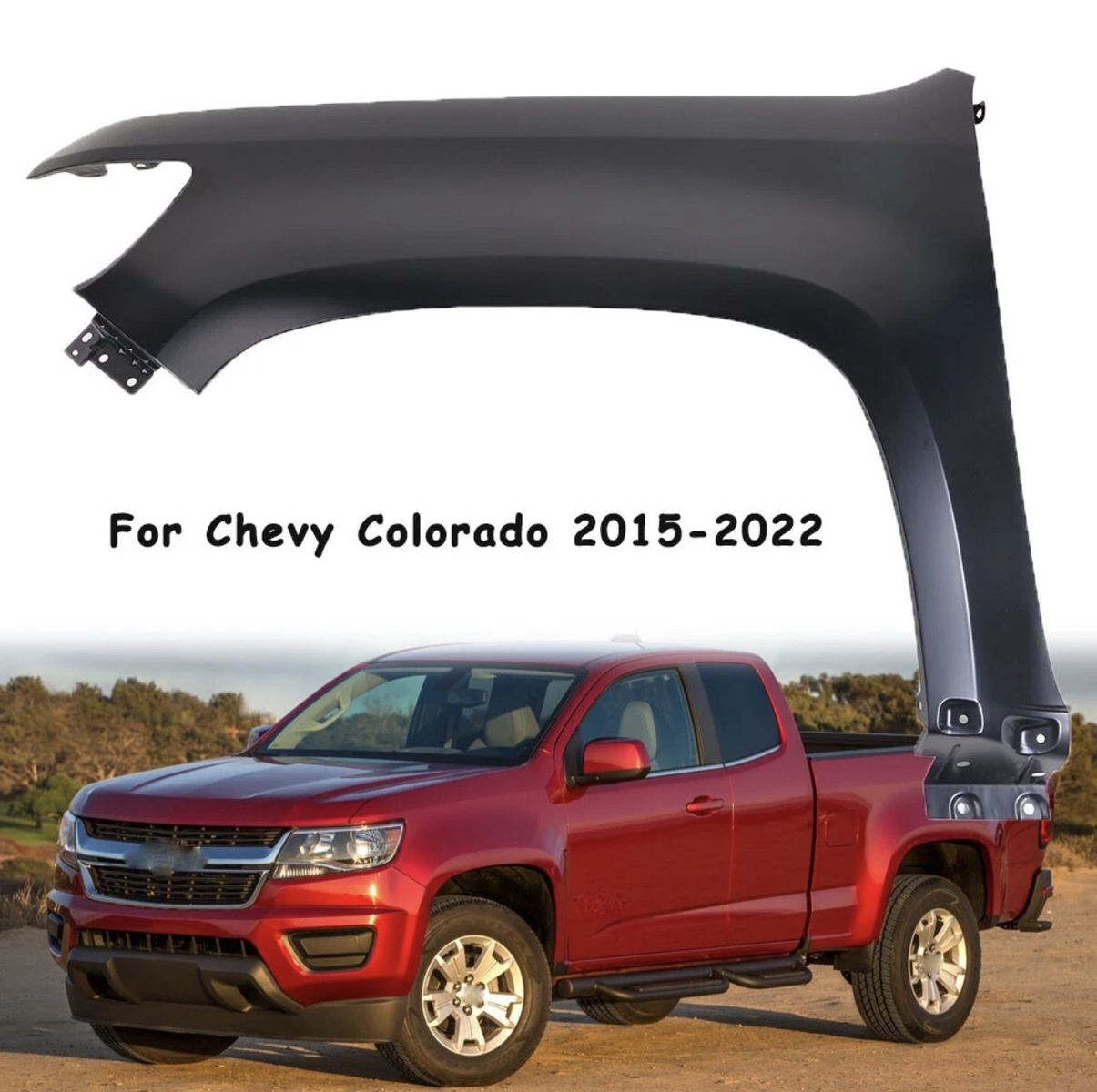 Unpainted LH Driver Side Fender for Chevy Colorado 2015-2022
