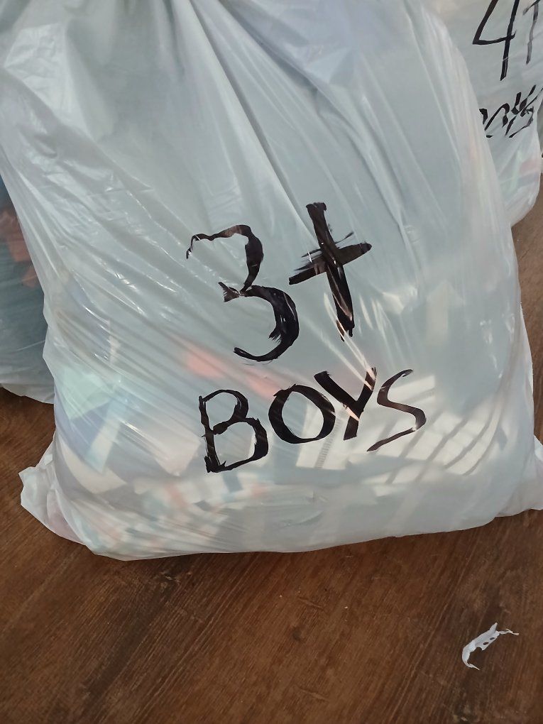 Boys Clothing Lot Bags - Sizes 3T, 4T, 5T (Priced Per Bag)