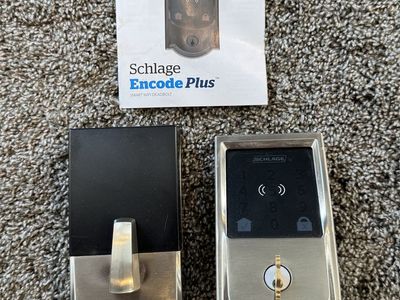 Two Schlage Encode Plus Smart WiFi Deadbolts