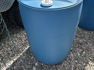 55 gallon blue drum
