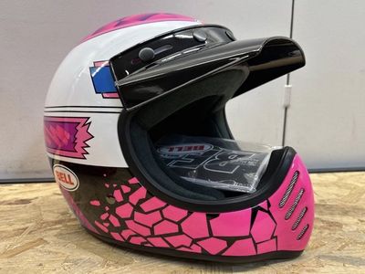 Bell deathspray moto helmet