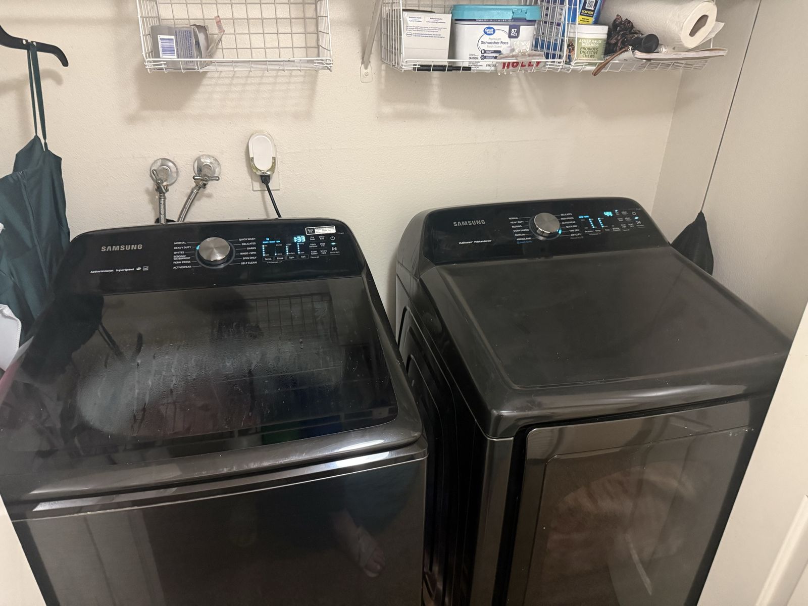 Washer and Drier.