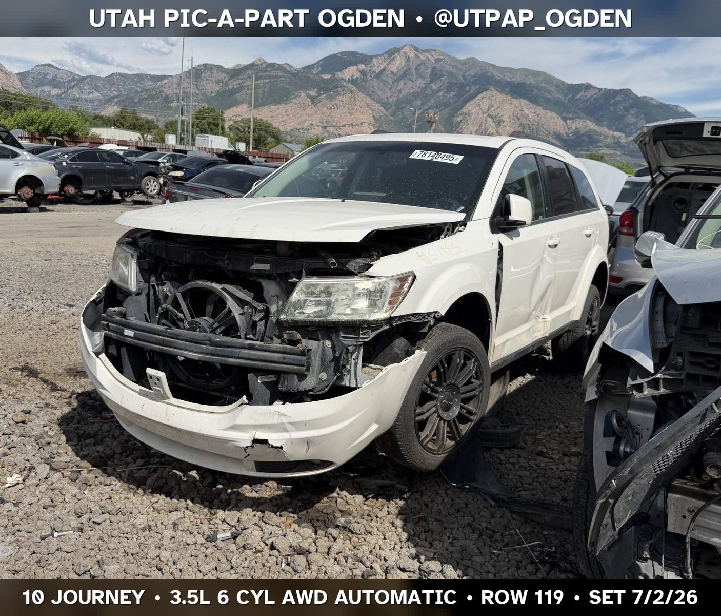 2010 Dodge Journey Parts - UTPAP Ogden