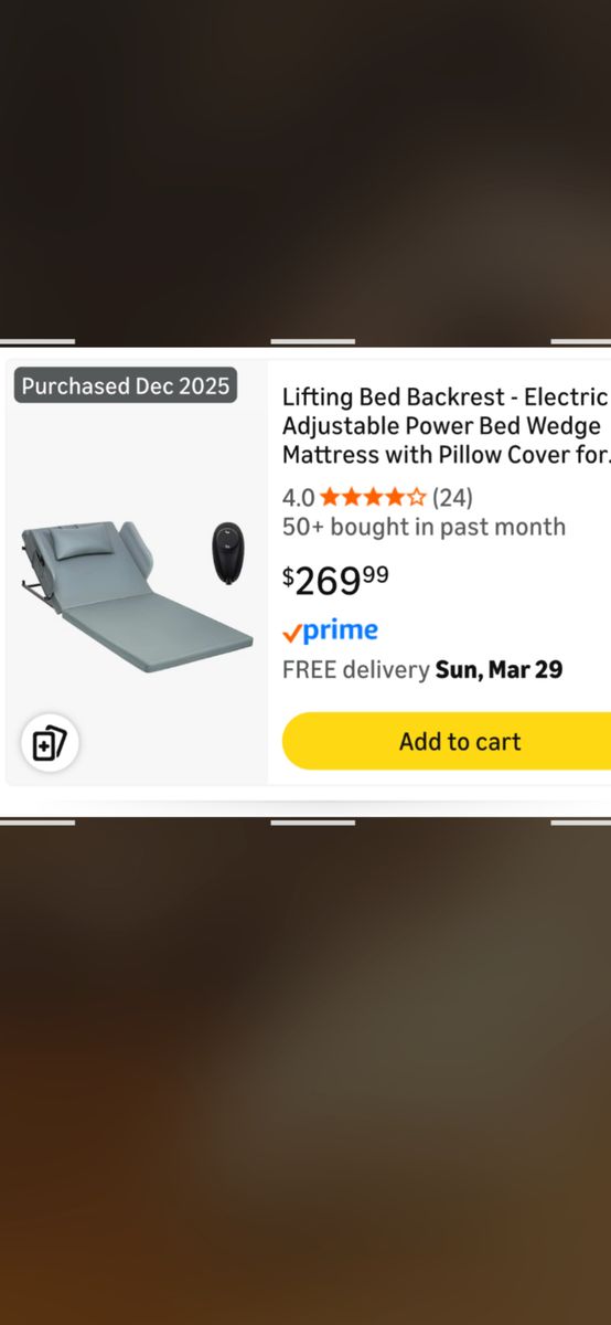 Electric Lifting Back Rest
