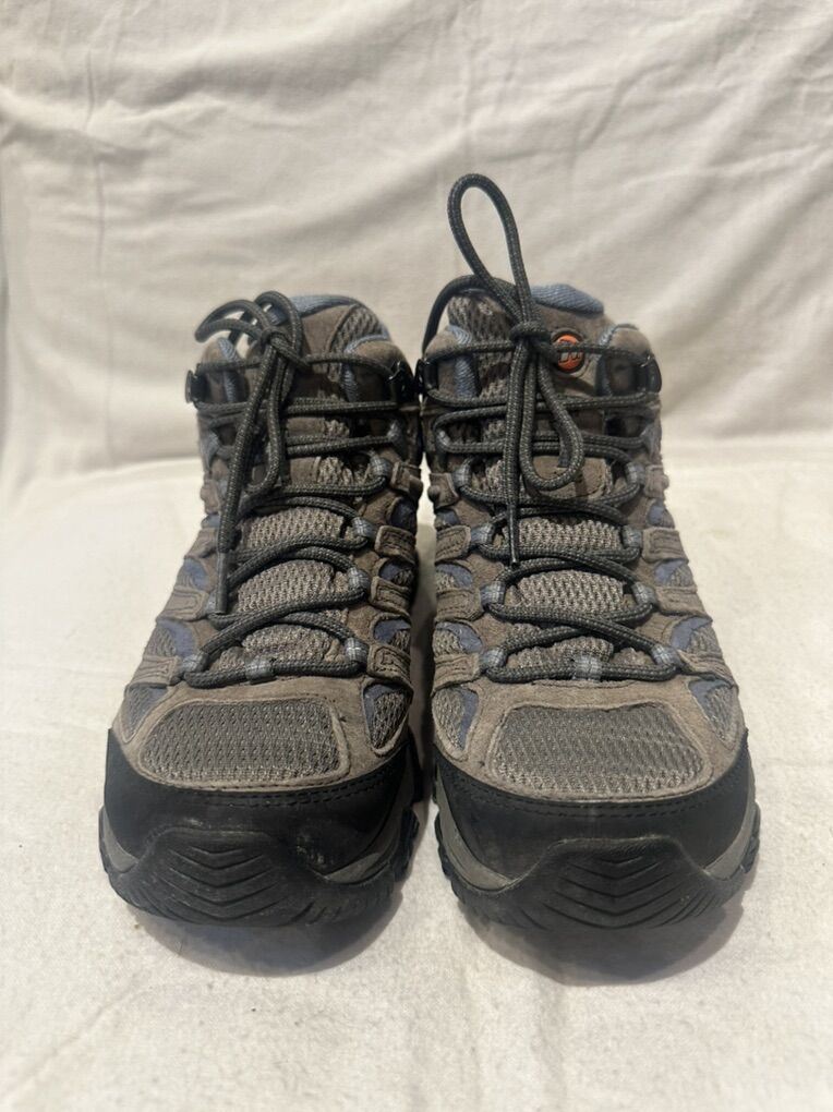 Merrell Women’s 7.5 Gray/Blue Wtrprf Hiking Boots
