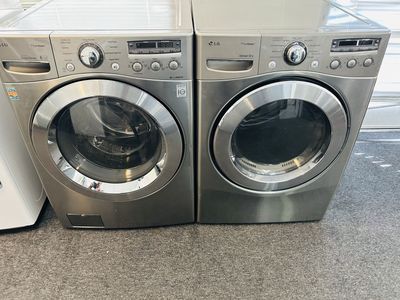 LG stainless washer and dryer set