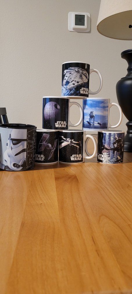 Star Wars Galefie coffee cups 1992