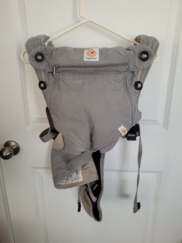 Ergobaby Original Baby Carrier - Grey with Tan Infant Insert