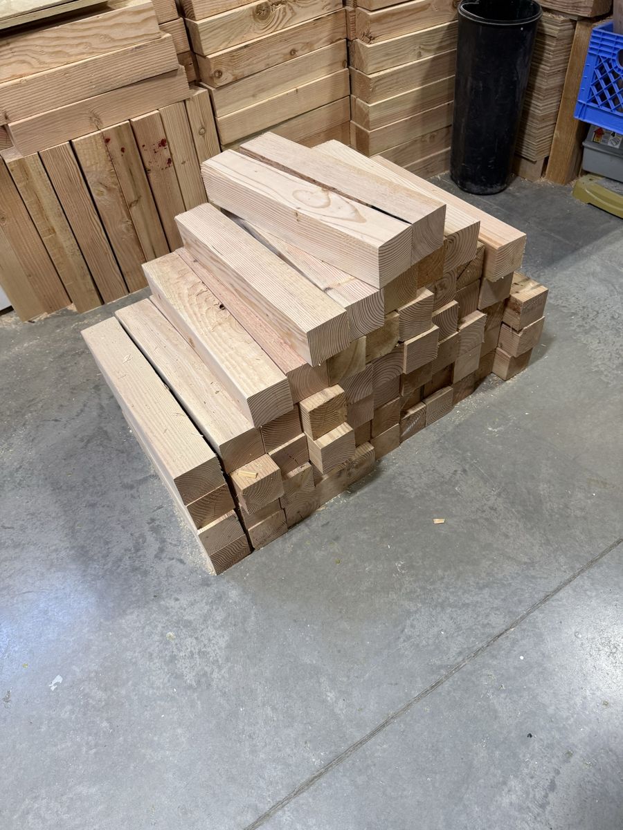Premium Dimensional Lumber 4x4, 20.75 in. Length - Craft Wood or Firewood