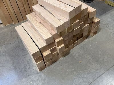 Premium Dimensional Lumber 4x4, 20.75 in. Length - Craft Wood or Firewood