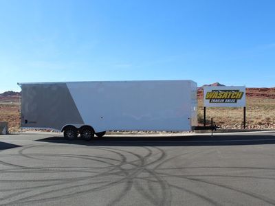 2026 Charmac Trailers 8.5X28 Stealth Car Hauler UTV Upgrade Side Door + Slider Window