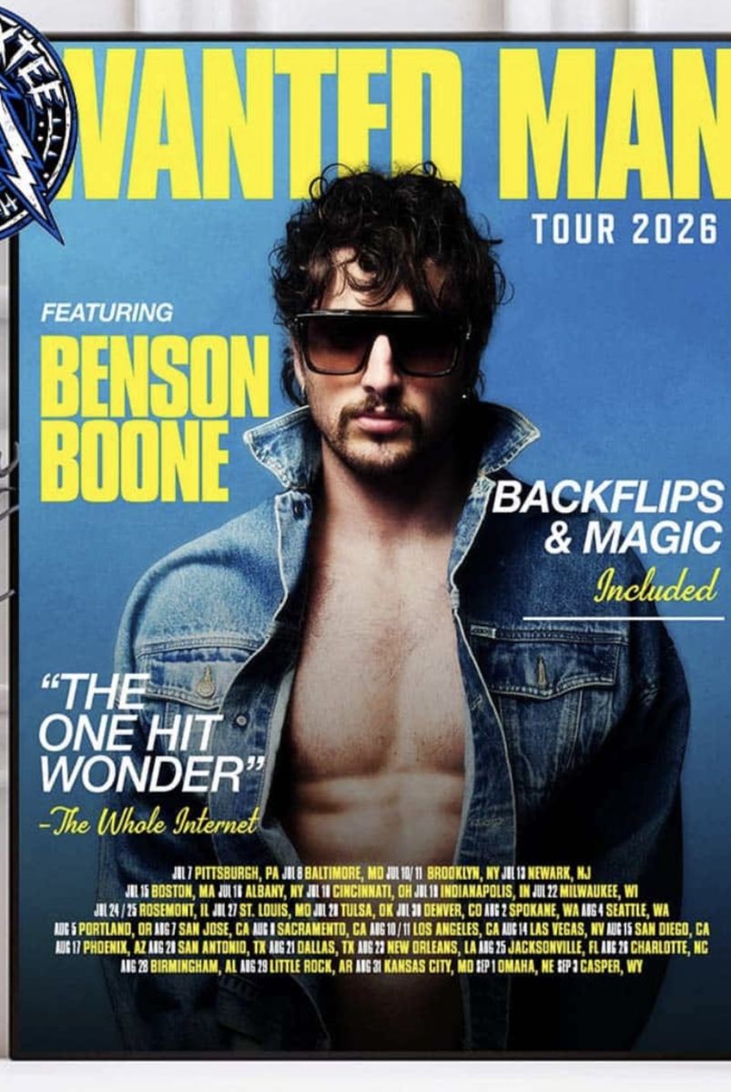 1 Benson Boone Las Vegas GA floor ticket