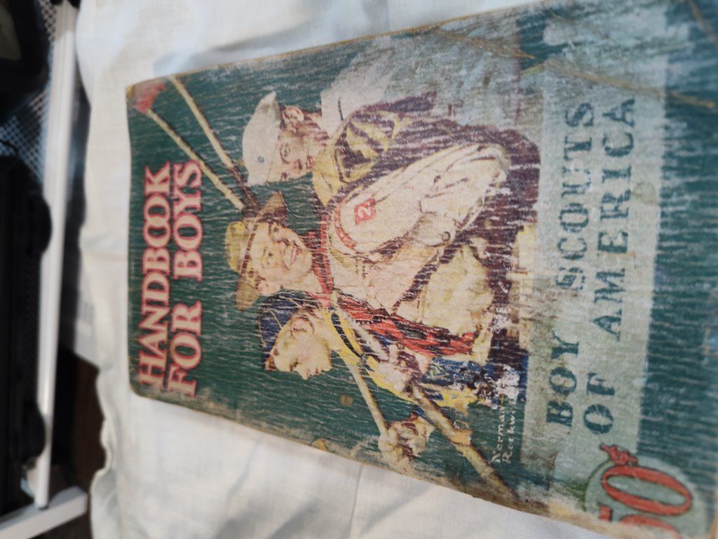Old Boy Scout handbook