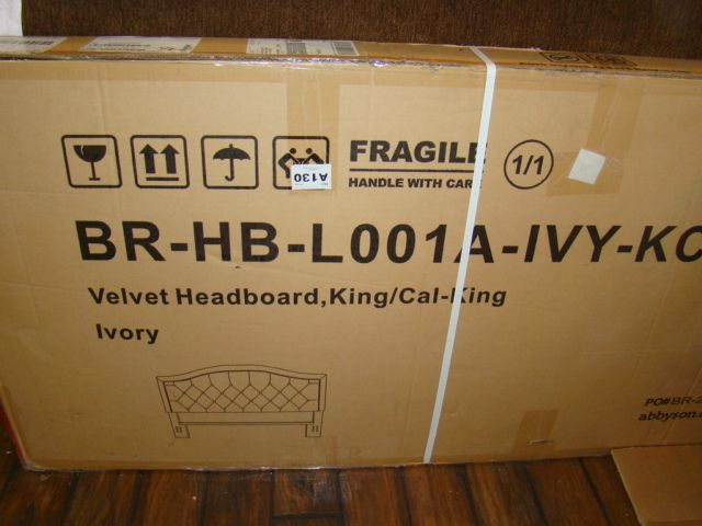 Cal King Upholstered Headboard