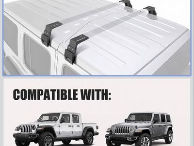 NEW Hardtop Roof Rack Mounting Brackets for Jeep Wrangler JK JL Gladiator JT Cherokee XJ