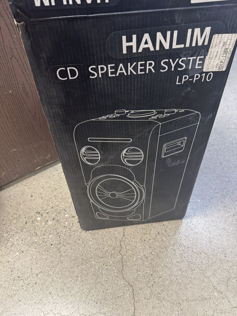 Brand New Hanlim CD Speaker System