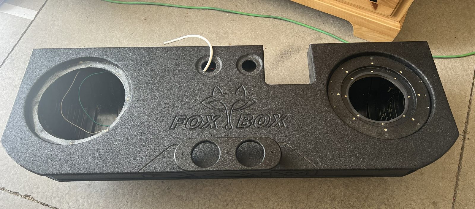 Fox Box Dual 12" Sub Box Dodge Ram Quad/Crew Cab 2002-2018 - Never Installed