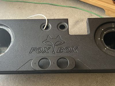 Fox Box Dual 12" Sub Box Dodge Ram Quad/Crew Cab 2002-2018 - Never Installed