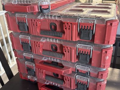 Milwaukee PACKOUT 48-22-8031 Red Modular Storage System - 5 Piece Set or individual