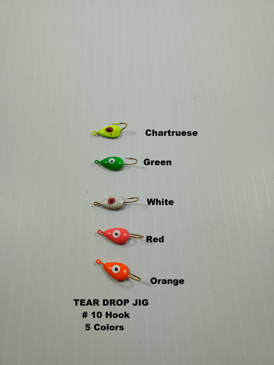 Ice fishing is coming !!  Tear Drop Jigs