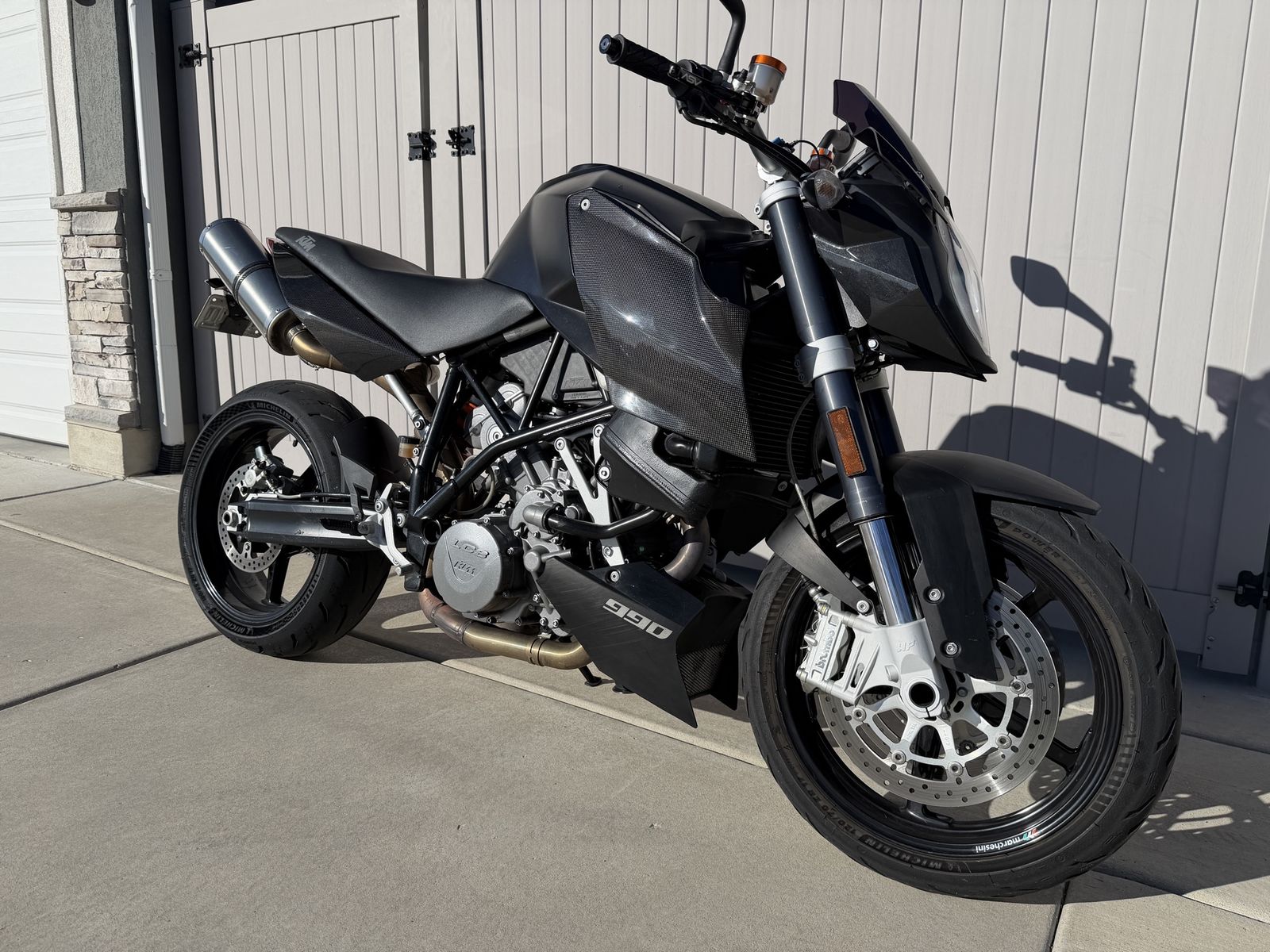 2008 KTM 990 Super Duke - Carbon Fiber Accents, LED Headlight, ASV Levers