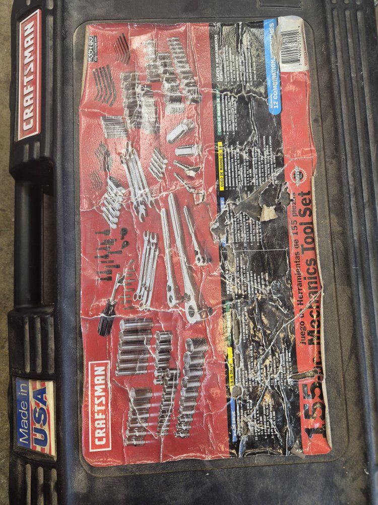 Craftsman 155-Piece Mechanics Tool Set with Case - USA Made