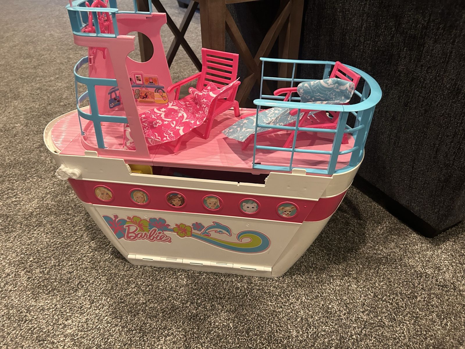 Barbie Dream Boat Cruiser & Pop-Up Camper Van Doll Playsets