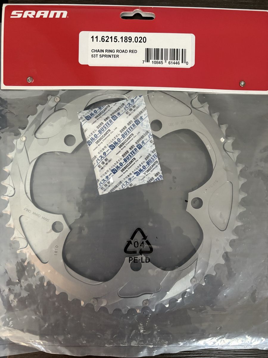 SRAM Chain Ring Road Red 53T Sprinter New in Package