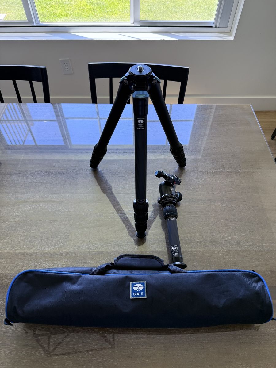Sirui AM-284 Carbon Fiber Tripod w/ K-10II Ball Head Kit