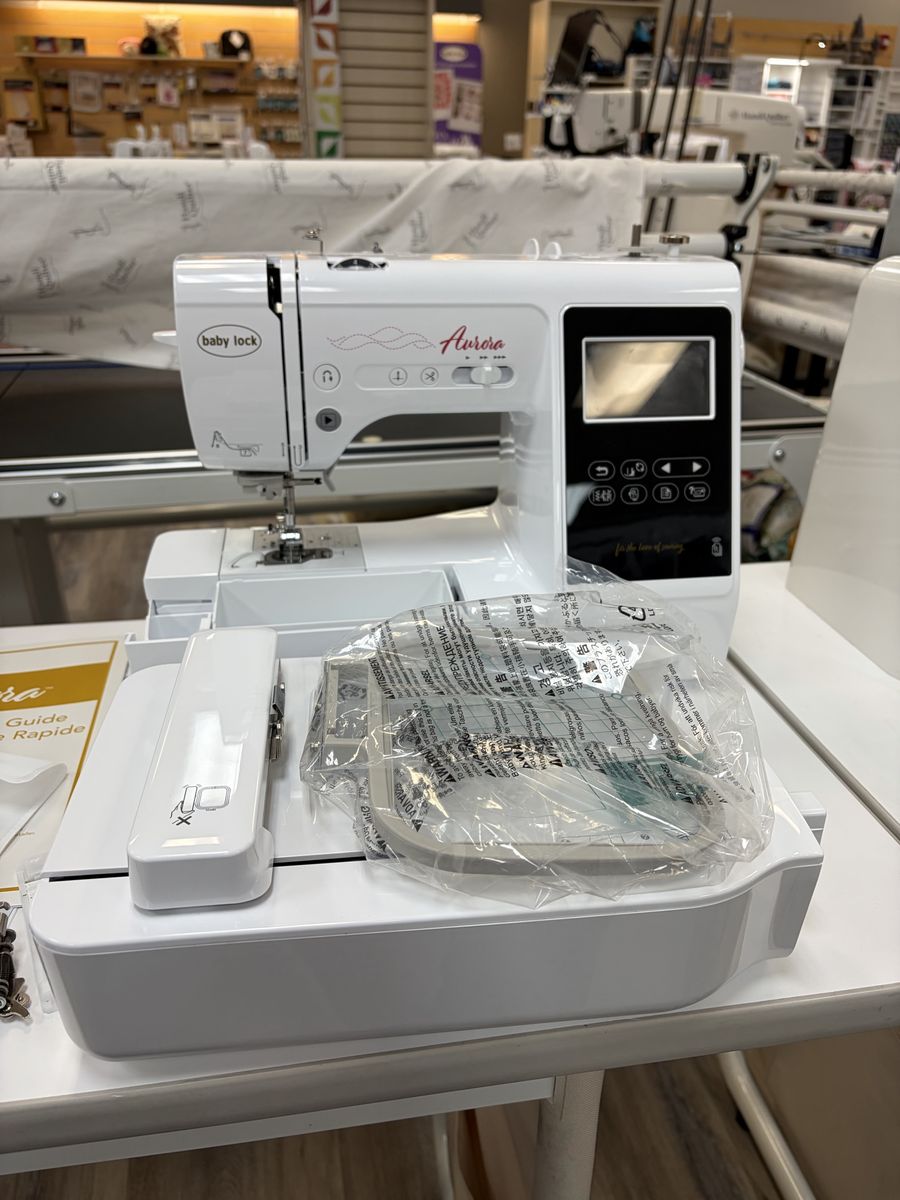 Baby Lock Aurora Sewing and Embroidery Machine with Accessories - Used