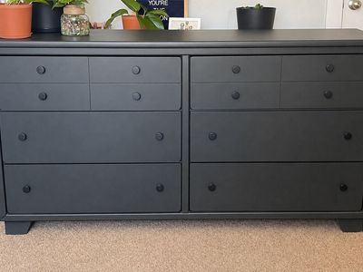 Solid wood dresser