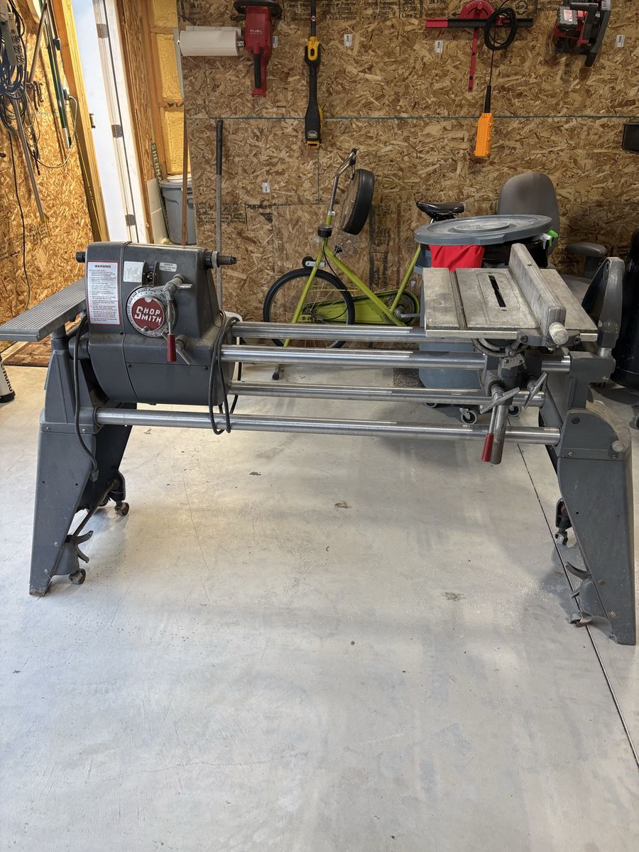Shop Smith Mark V Multi-Purpose Woodworking Machine with Saw and Lathe Functions