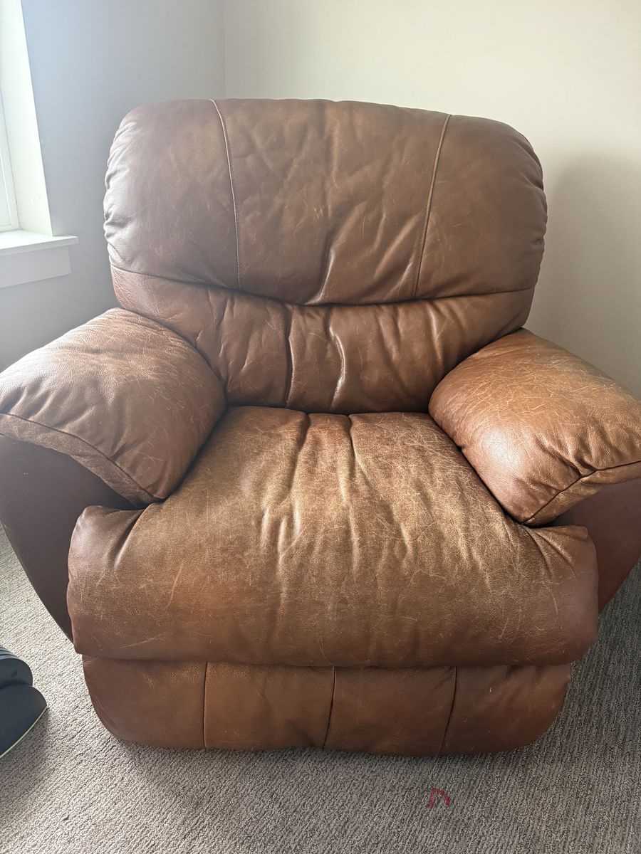 Leather Recliner -free