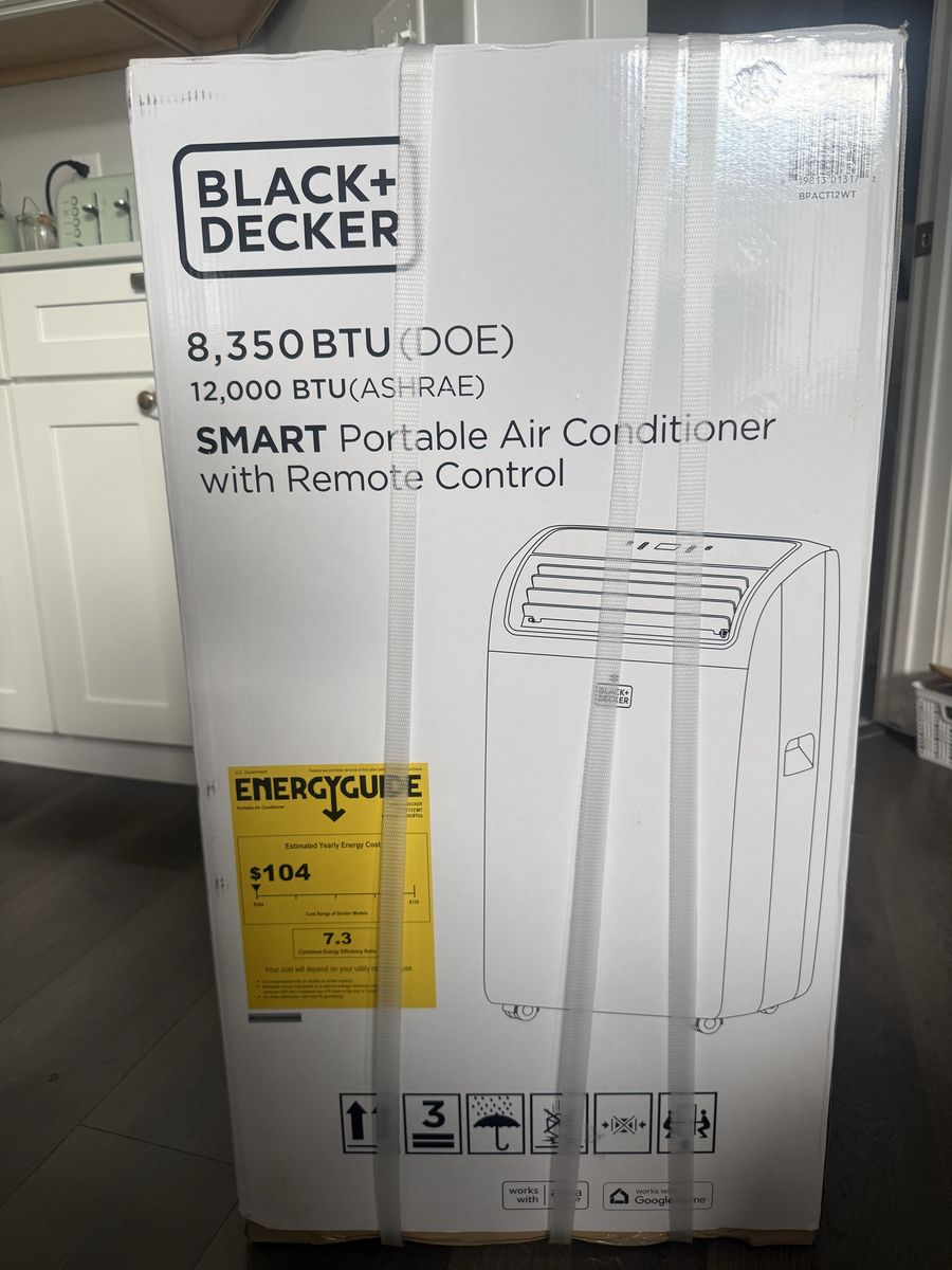 BLACK+DECKER BPACT12WT Smart Portable Air Conditioner (BRAND NEW STILL IN BOX)