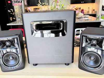 JBL 305P MkII Studio Monitors + Matching LSR310S 10" Subwoofer Set