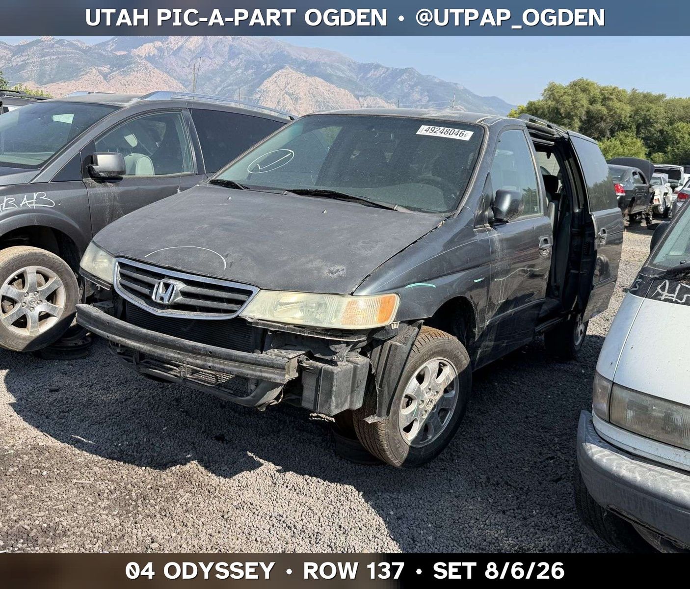 Just In! 2004 Honda Odyssey Parts - UTPAP Ogden