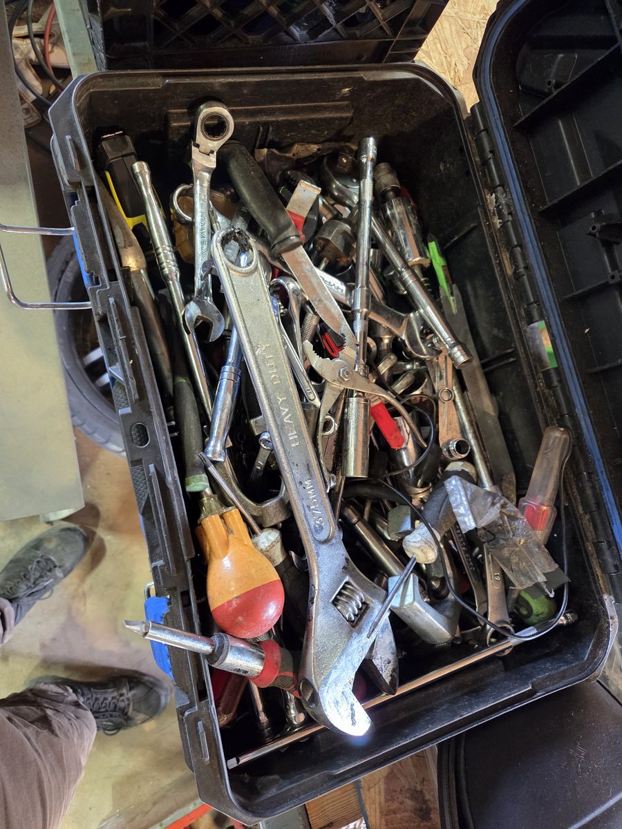 Cobalt tool box full of random tools