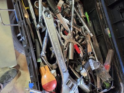 Cobalt tool box full of random tools