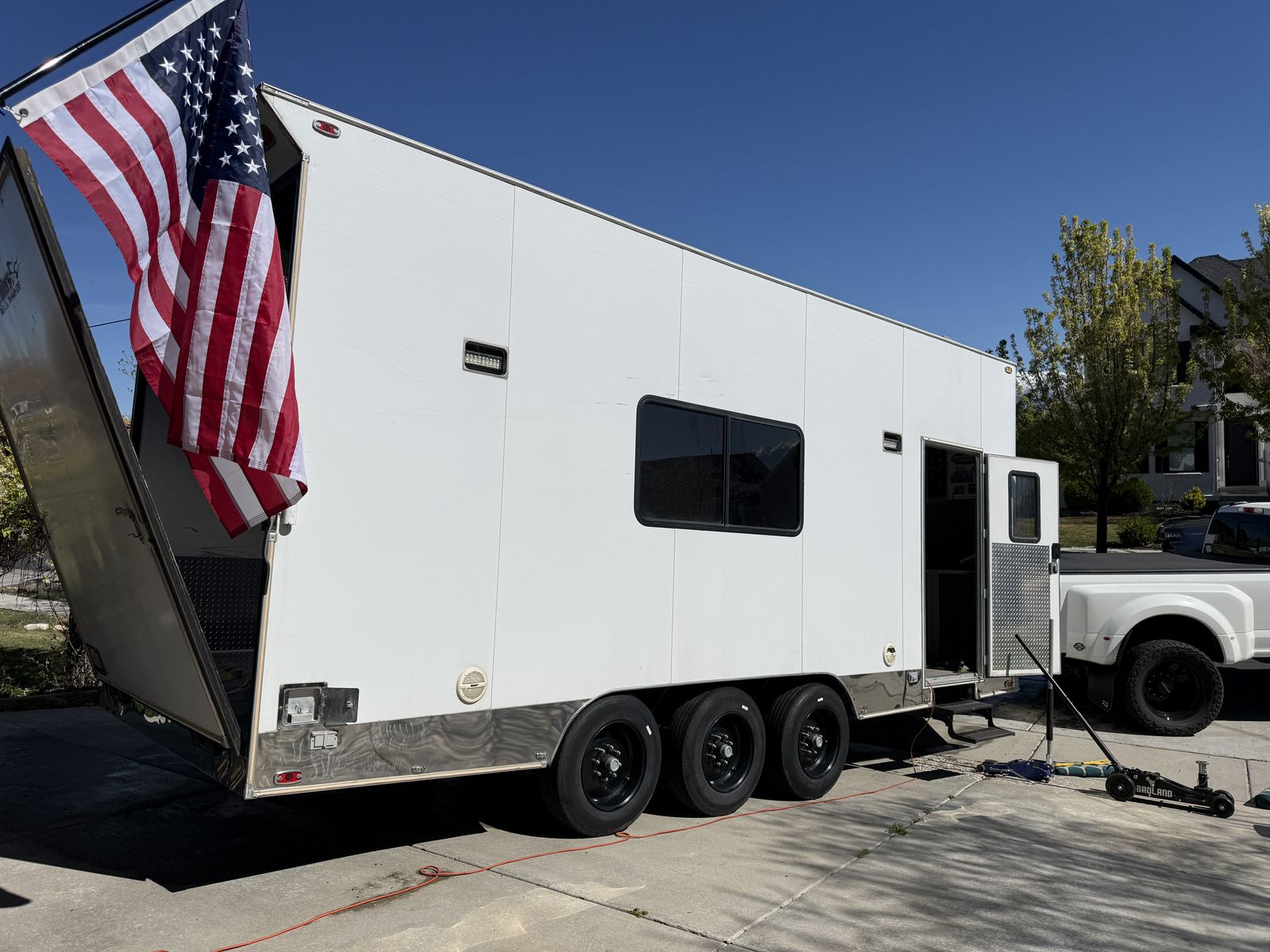 2005 Santech Extended height Toy Hauler.