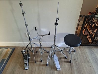 PEARL Hardware Pack-- Stands, Bass Drum Pedal, Throne